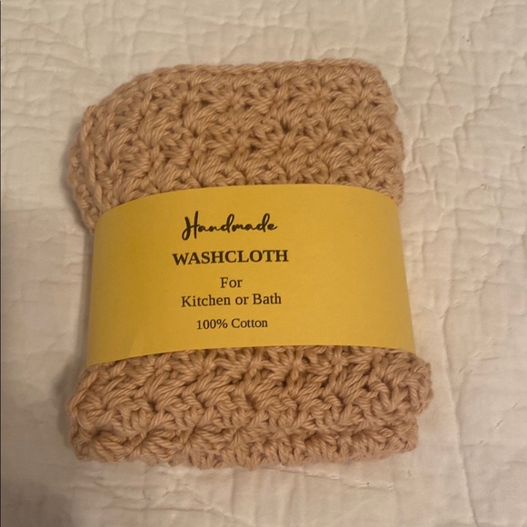 Other - Handmade Cotton Washcloth Set of‎ 2